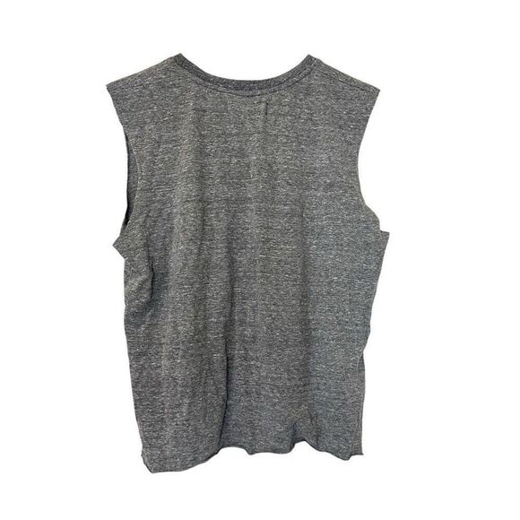 Soul Cycle London Skull Print Heather Crew Neck Muscle Tank Top Gray Medium - Picture 3 of 5